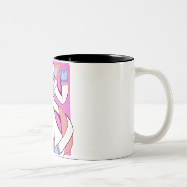 Caneca De Café Em Dois Tons Taza (Direita)
