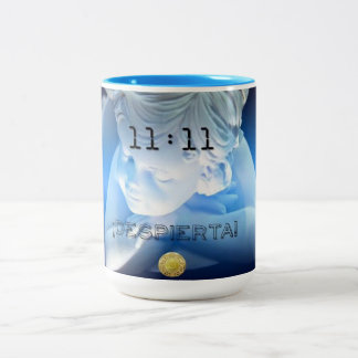 CANECA DE CAFÉ EM DOIS TONS TAZA ANGELITO
