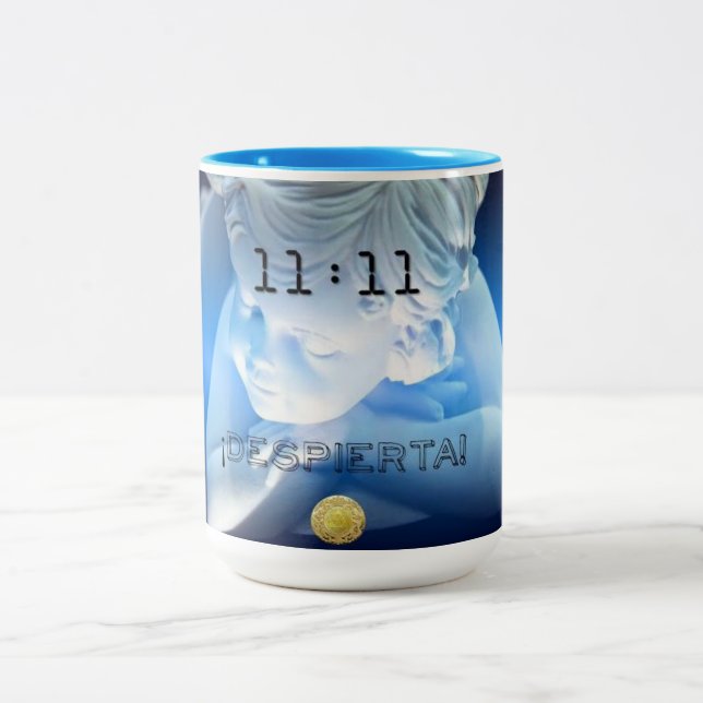 CANECA DE CAFÉ EM DOIS TONS TAZA ANGELITO (Centro)
