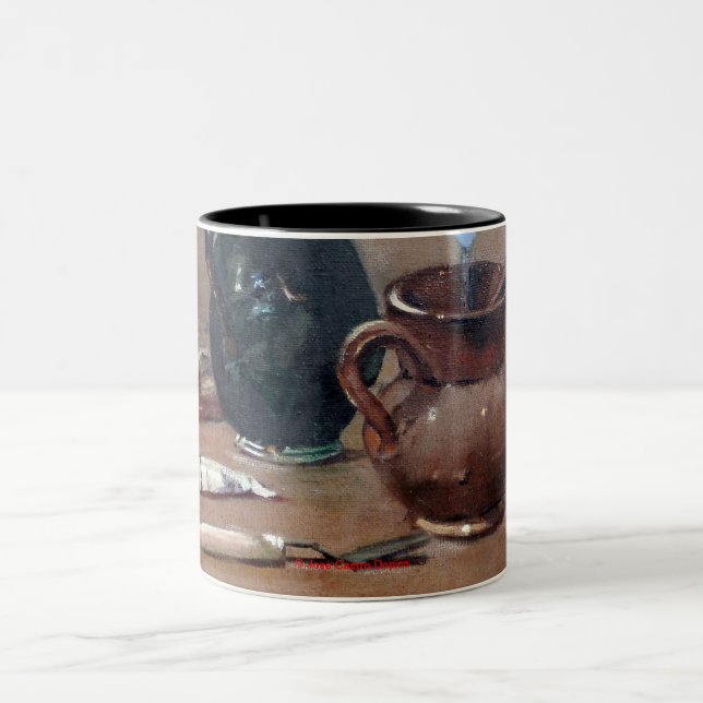Caneca De Café Em Dois Tons Taza Bicolor Bodegón (Centro)