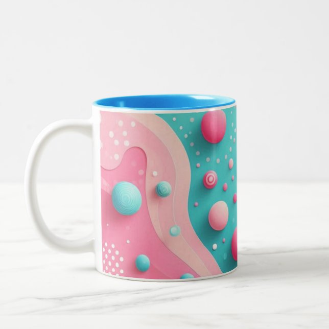 Caneca De Café Em Dois Tons Taza Clásica Éter Colección Tazas con Alma (Esquerda)