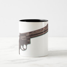 Caneca De Café Em Dois Tons Taza Colt Python