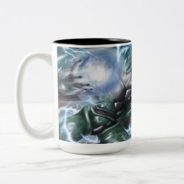 Caneca De Café Em Dois Tons Taza Comics