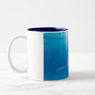 Caneca De Café Em Dois Tons taza con diseño