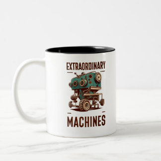 Caneca De Café Em Dois Tons Taza de la colección EXTRAORDINARY MACHINES 05