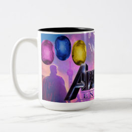 Caneca De Café Em Dois Tons Taza Marvel