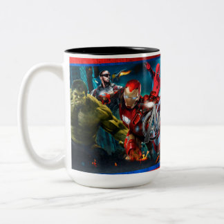 Caneca De Café Em Dois Tons Taza Marvel