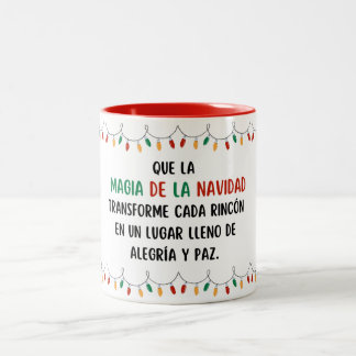 Caneca De Café Em Dois Tons Taza navideña