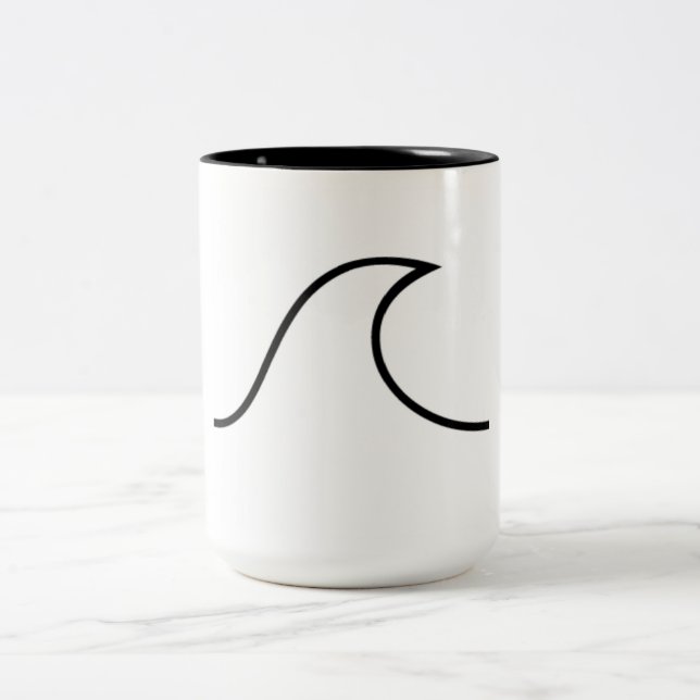 Caneca De Café Em Dois Tons Taza ola (Centro)