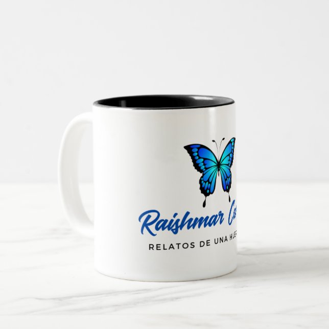 Caneca De Café Em Dois Tons Taza para café (Frente Esquerda)