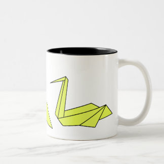 Caneca De Café Em Dois Tons tazaorigami2
