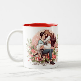 Caneca De Café Em Dois Tons Te Amo Todos Os Dias, Casal | Dia de os namorados