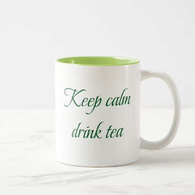 Caneca De Café Em Dois Tons Tea Mug Calma 2 (Direita)