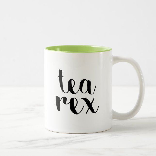 Caneca De Café Em Dois Tons Tea Rex (Direita)
