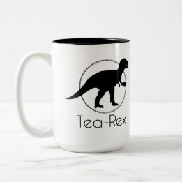 Caneca De Café Em Dois Tons Tea Rex