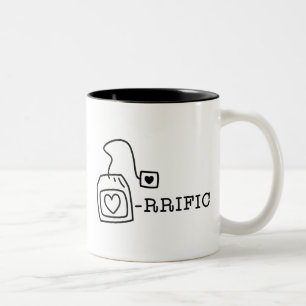 Caneca De Café Em Dois Tons Tea-Rrific