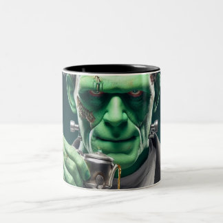 Caneca De Café Em Dois Tons Tea Time Frankenstein