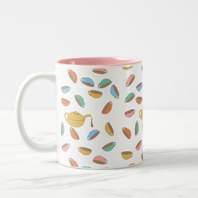 Caneca De Café Em Dois Tons Tea Time Mug (Esquerda)
