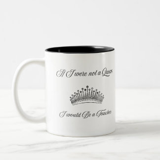 Caneca De Café Em Dois Tons Teacher Appreciation Queen Quote Mug