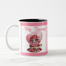 Caneca De Café Em Dois Tons Teacup Cuties
