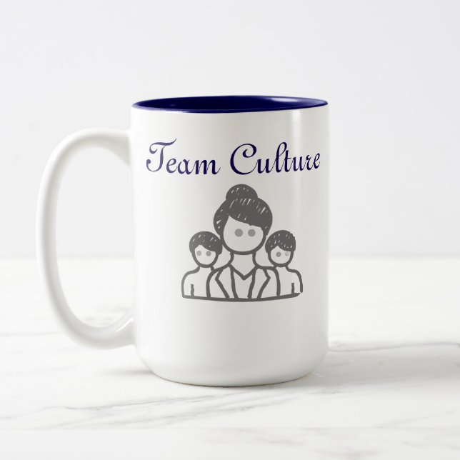 Caneca De Café Em Dois Tons Team  (Esquerda)