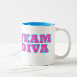 Caneca De Café Em Dois Tons TEAM DIVA Coffee Mug