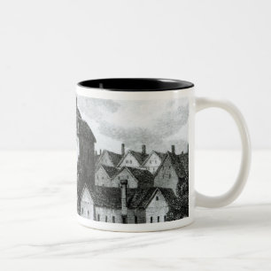 Caneca De Café Em Dois Tons Teatro de The Globe no Bankside