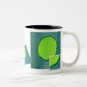 Caneca De Café Em Dois Tons Tecnologia de RHK - em abril de 2008 imagem do mê