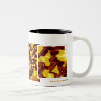 Caneca De Café Em Dois Tons Tecnologia de RHK - em janeiro de 2008 imagem da