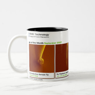 Caneca De Café Em Dois Tons Tecnologia de RHK - em setembro de 2007 imagem do
