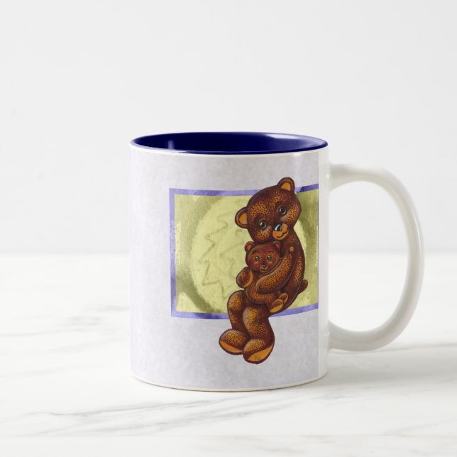 Caneca De Café Em Dois Tons Teddy Bear Hug Mug (Direita)
