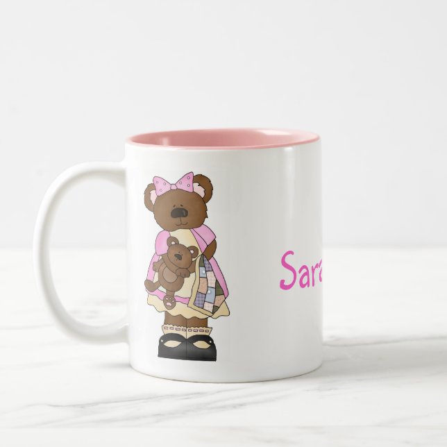 Caneca De Café Em Dois Tons Teddy Bears Custom Mug (Esquerda)