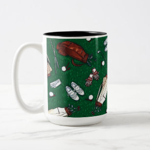 Caneca De Café Em Dois Tons Tee Time Golf