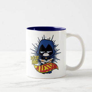 Caneca De Café Em Dois Tons Teen Titans Go! | Raven "Aprendeu Uma Lição"