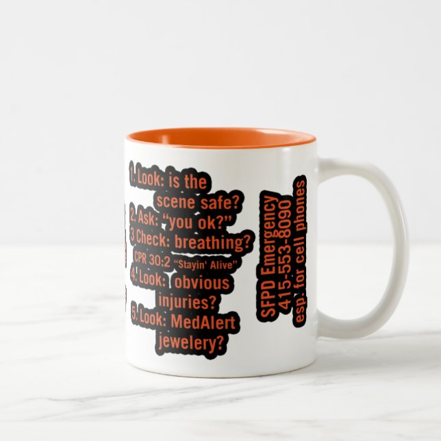 Caneca De Café Em Dois Tons Tehs (Direita)