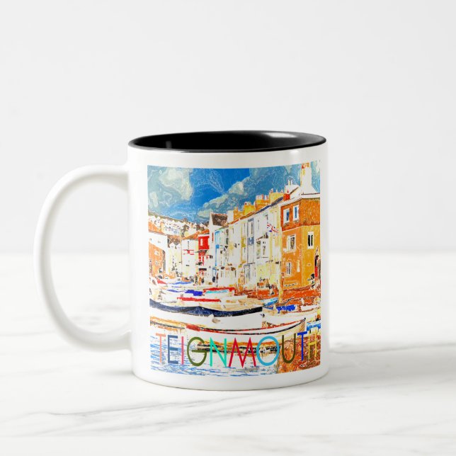 Caneca De Café Em Dois Tons Teignmouth (Esquerda)