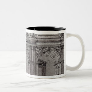 Caneca De Café Em Dois Tons Tela de rood da igreja