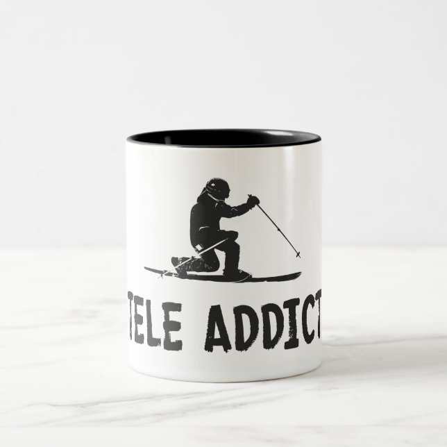Caneca De Café Em Dois Tons Tele Addict (Centro)