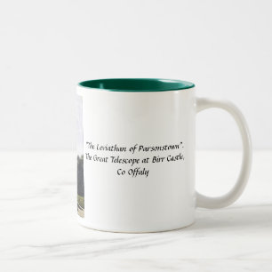 Caneca De Café Em Dois Tons Telescópio Excelente, Castelo Birr, Souvenir Mug