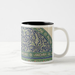 Caneca De Café Em Dois Tons Telhe a decoração, catedral da mesquita de Qous,
