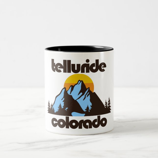Caneca De Café Em Dois Tons Telluride, Colorado (Centro)