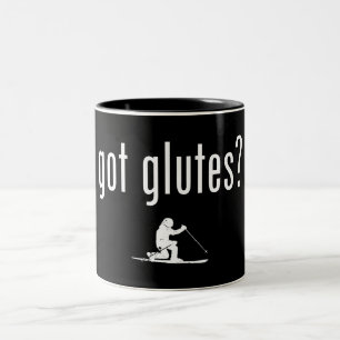 Caneca De Café Em Dois Tons Tem Glutes Telemark Skiing