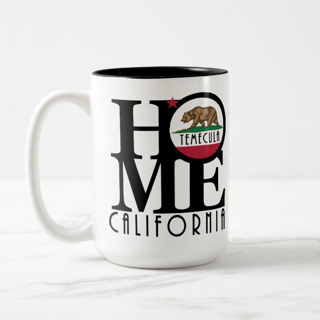 Caneca De Café Em Dois Tons Temecula DOMÉSTICA 15oz (Esquerda)