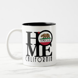 Caneca De Café Em Dois Tons Temecula HOME 11oz