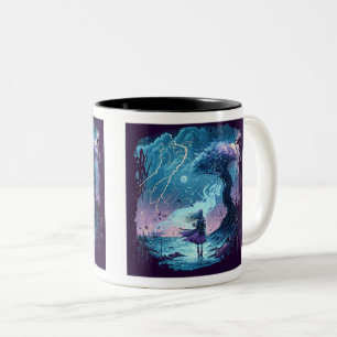 Caneca De Café Em Dois Tons Tempestade Mágica - Túmulo de Dois Tom, 11 oz