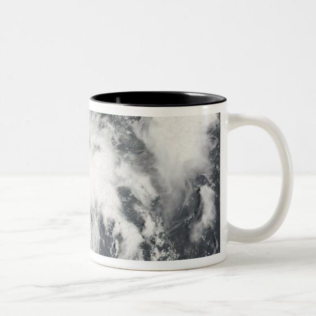 Caneca De Café Em Dois Tons Tempestade tropical Bijli (Direita)