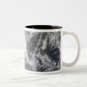 Caneca De Café Em Dois Tons Tempestade tropical Josephine