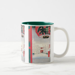 Caneca De Café Em Dois Tons Templo de Kinryuzan, Asakusa, 1856