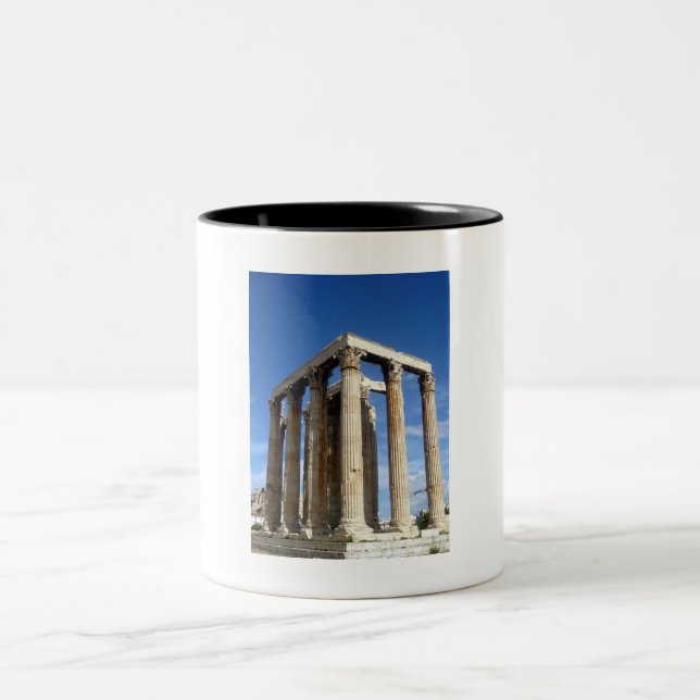 Caneca De Café Em Dois Tons templo zeus (Centro)