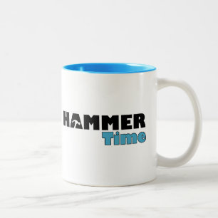 Caneca De Café Em Dois Tons Tempo do martelo